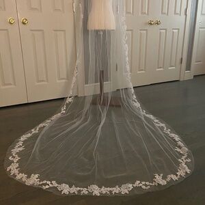 NWOT ~ Cathedral length bridal veil